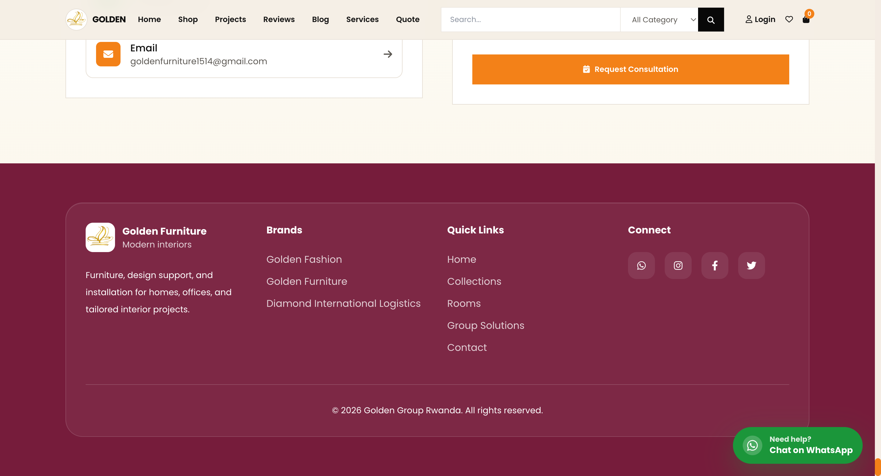 Golden Furniture Digital Commerce Platform