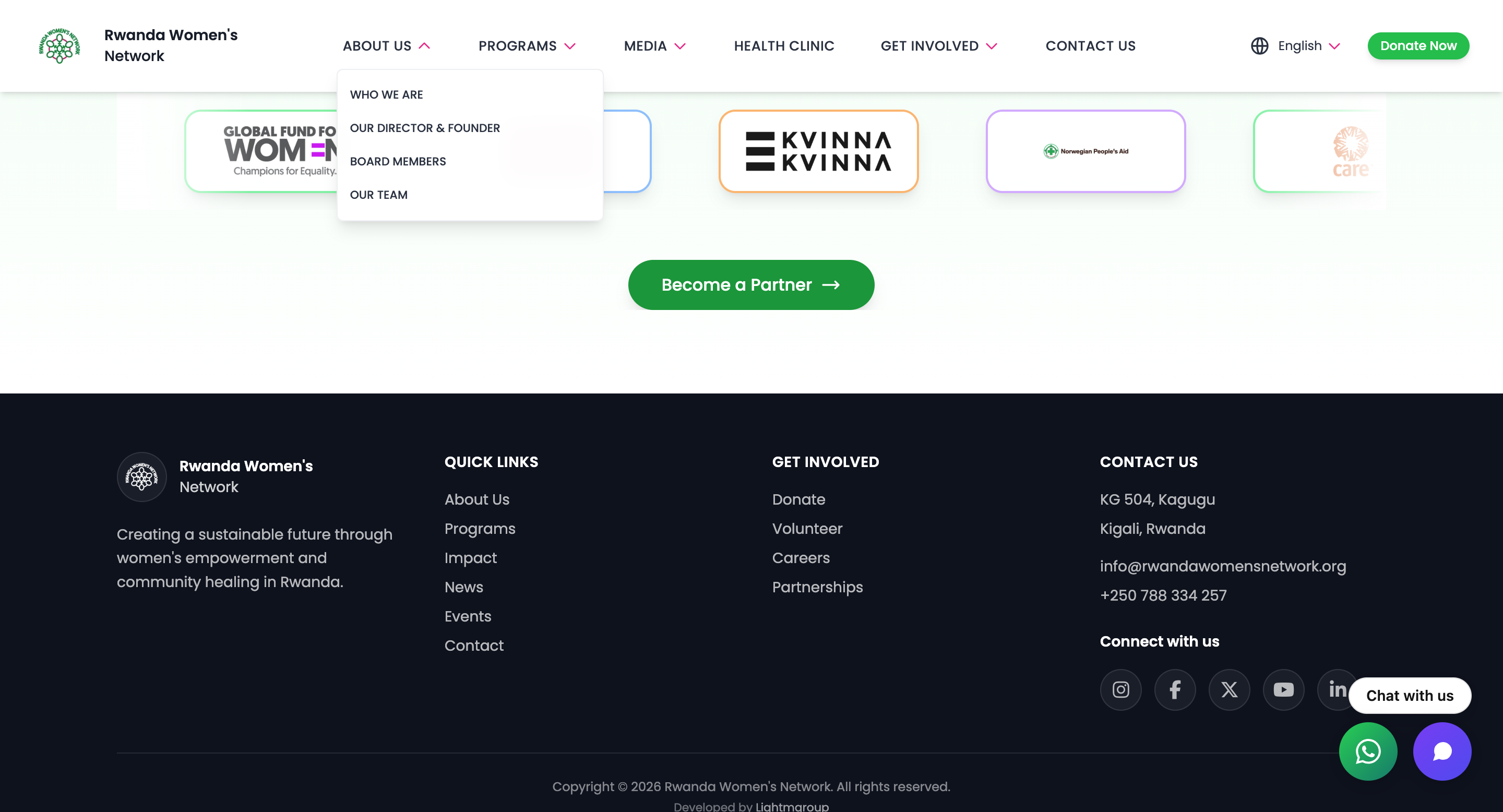 Rwanda Women's Network Digital Platform