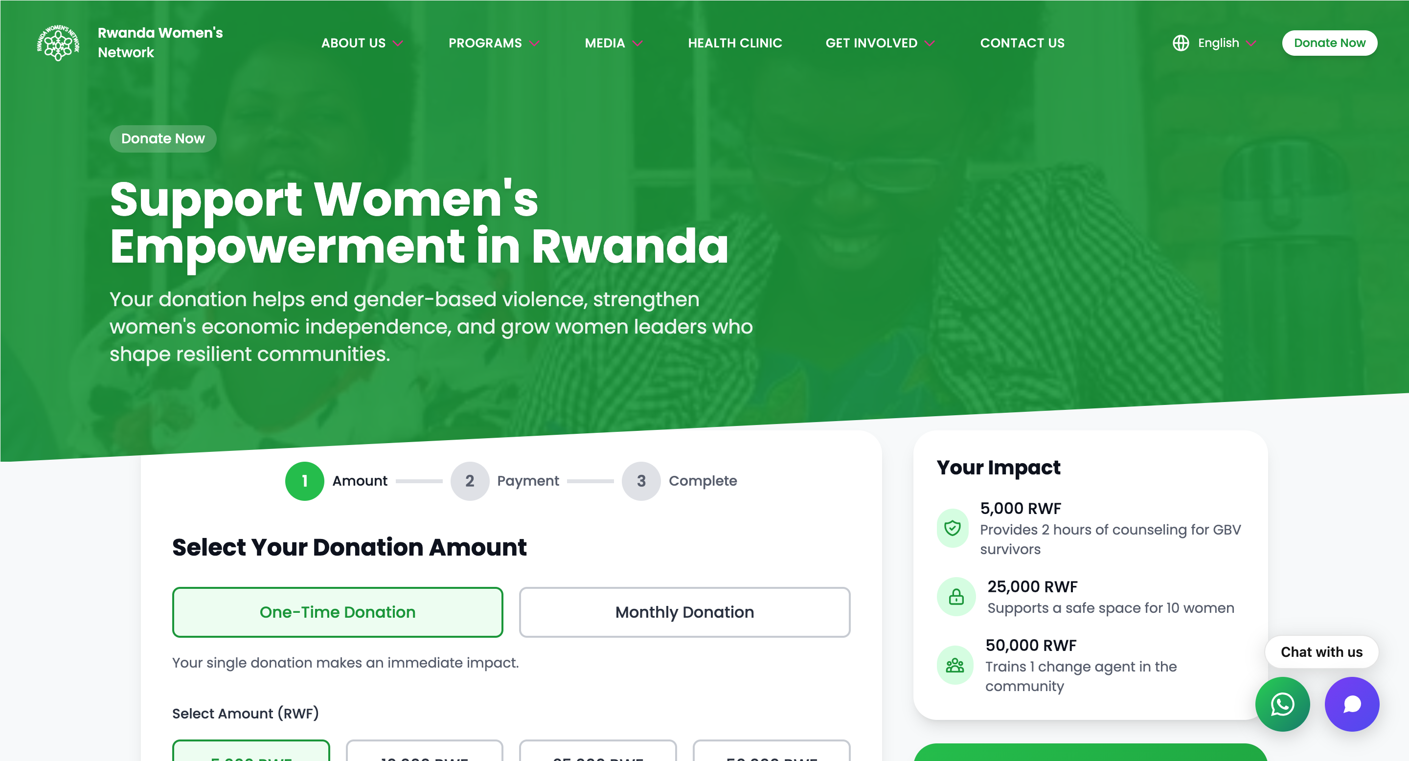 Rwanda Women's Network Digital Platform