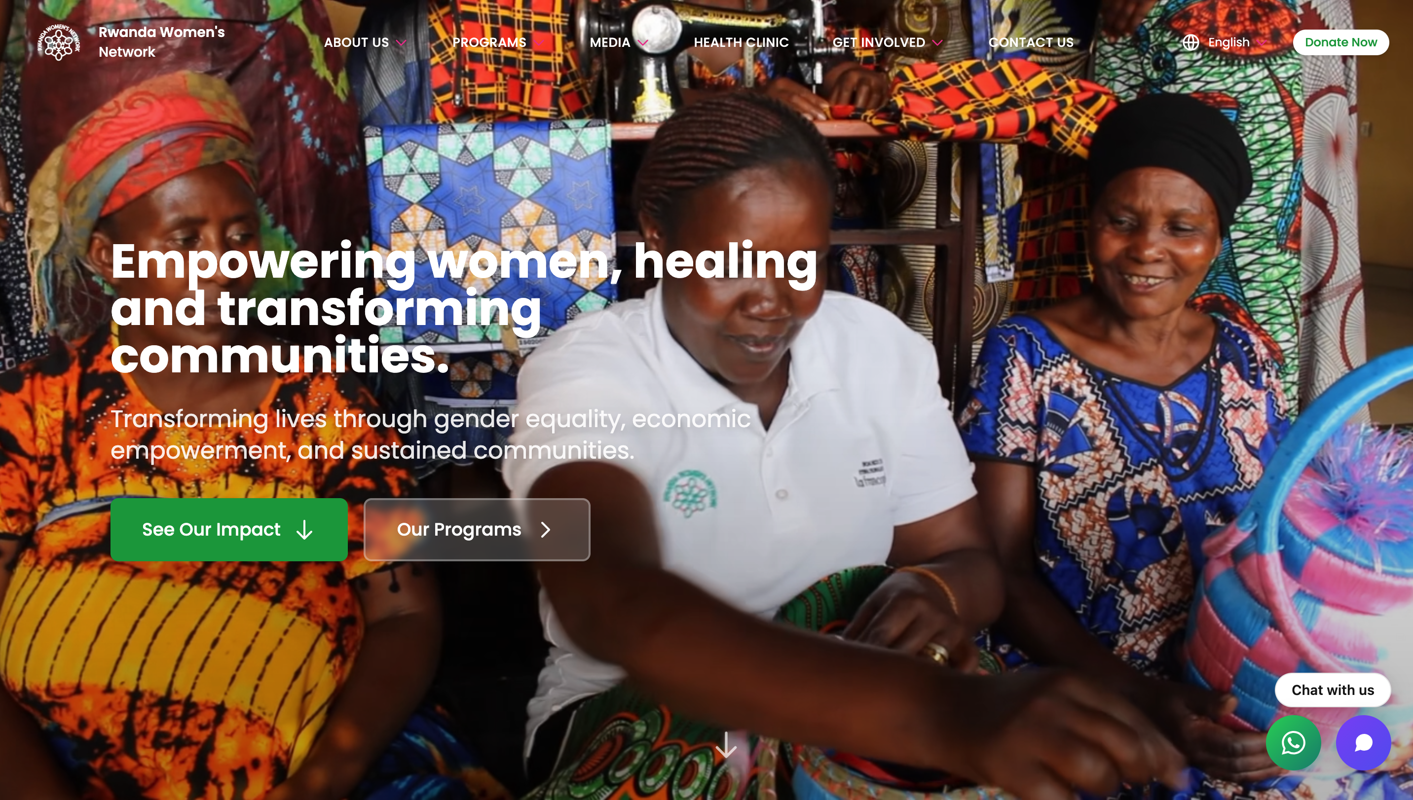 Rwanda Women's Network Digital Platform project cover